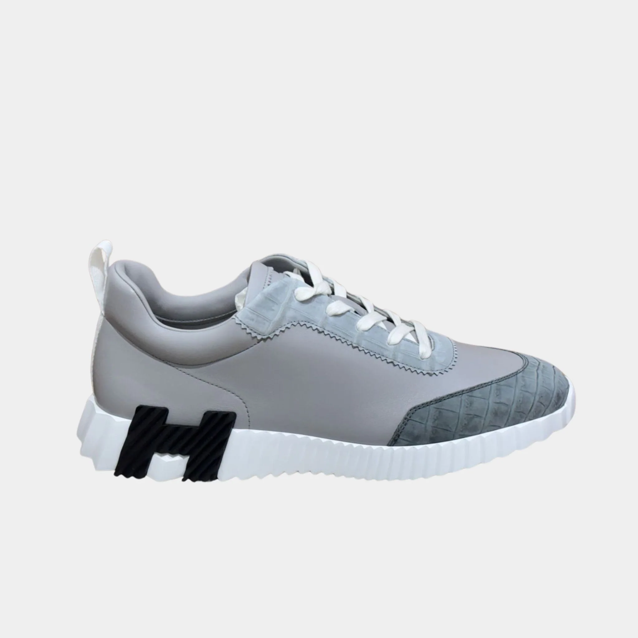 Bouncing Sneaker Calfskin Matte Niloticus Crocodile - Image 4