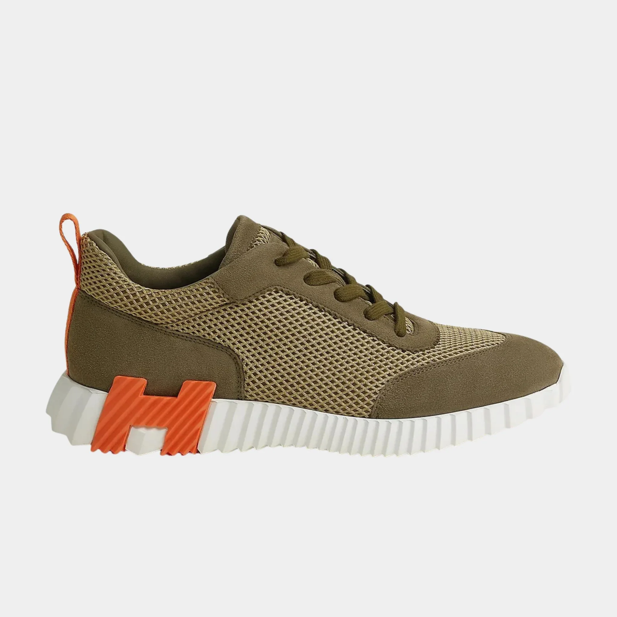Bouncing Sneakers Graphic Mesh Suede Men - Image 13