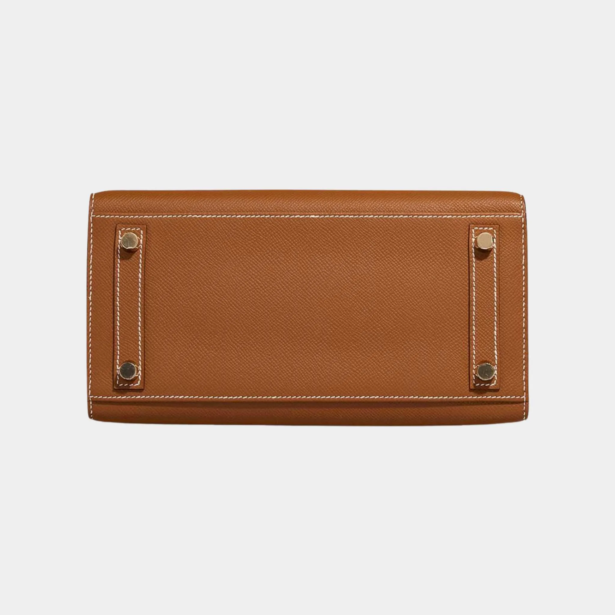 Birkin 25 Epsom Gold GHW - Image 3