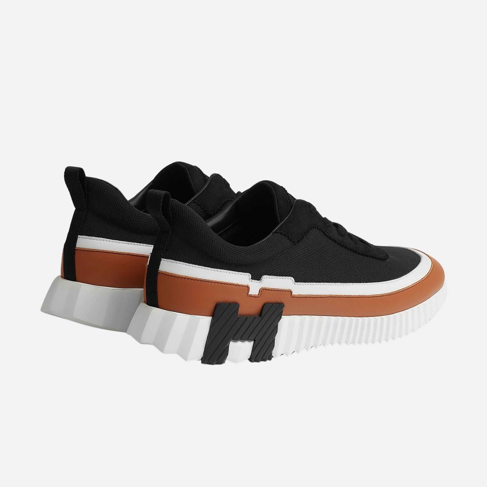 Bouncing Sneaker Knit Calfskin Suede Men - Image 3