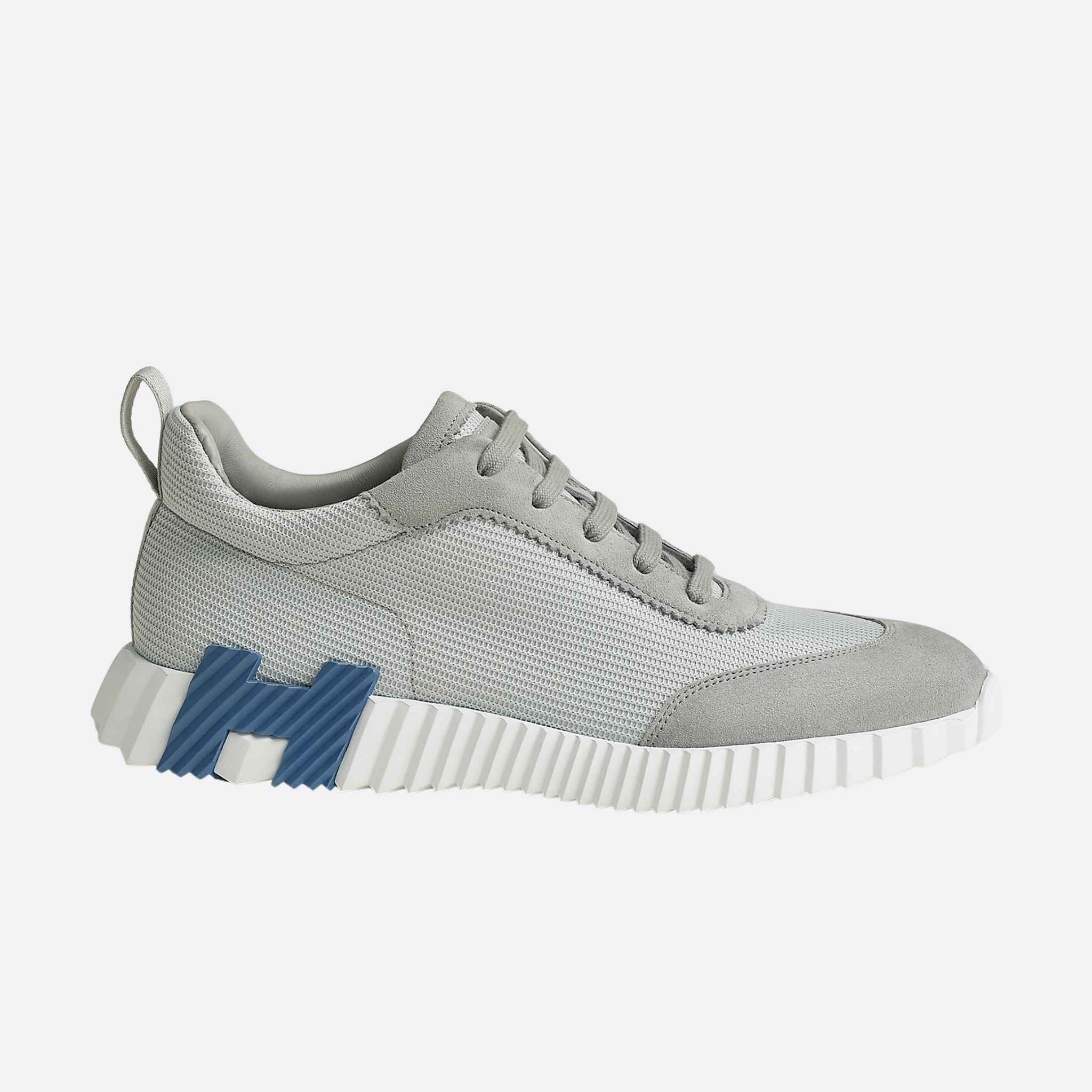 Bouncing Sneaker Technical Mesh and Suede Men - Image 5