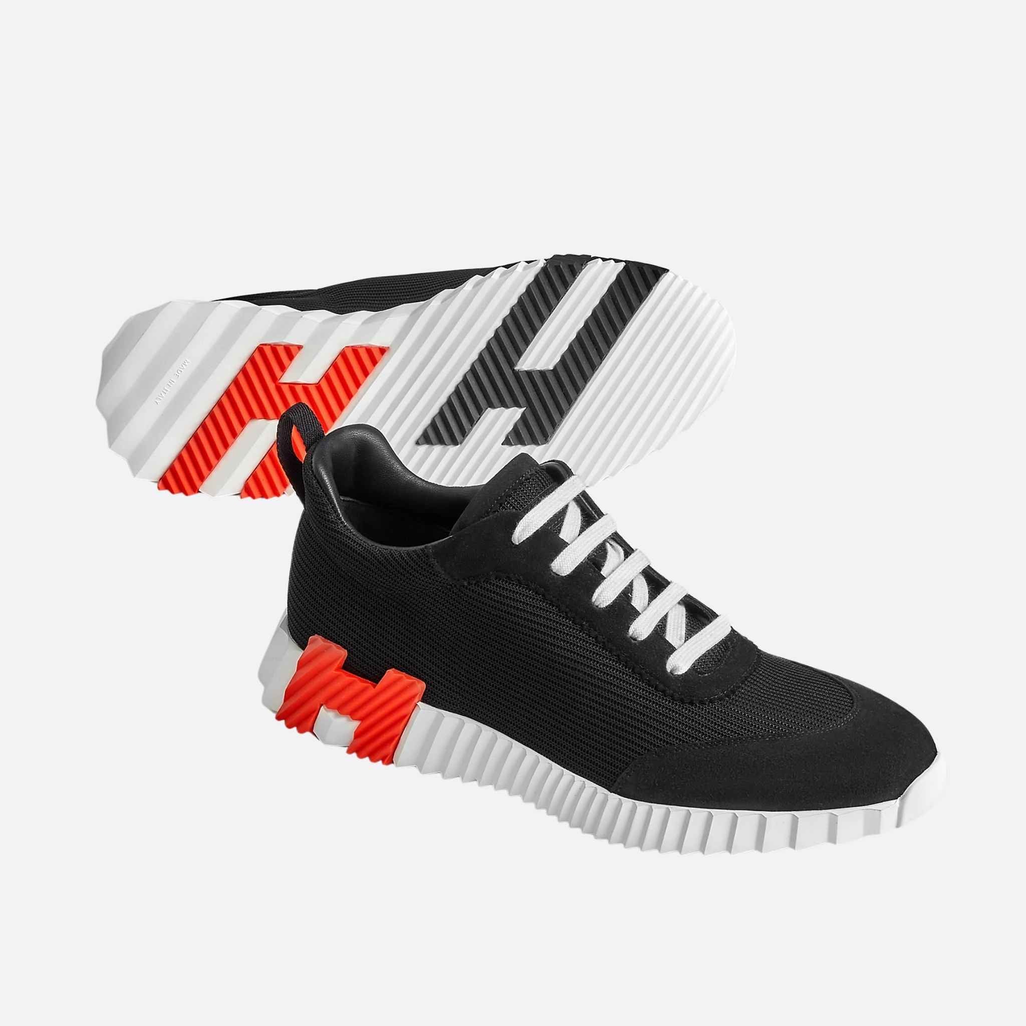 Bouncing Sneaker Technical Mesh and Suede Men - Image 7