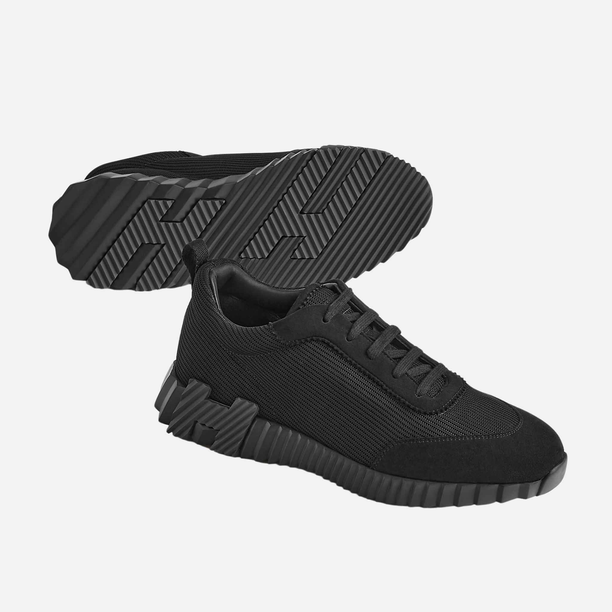 Bouncing Sneaker Technical Mesh Suede Men - Image 4