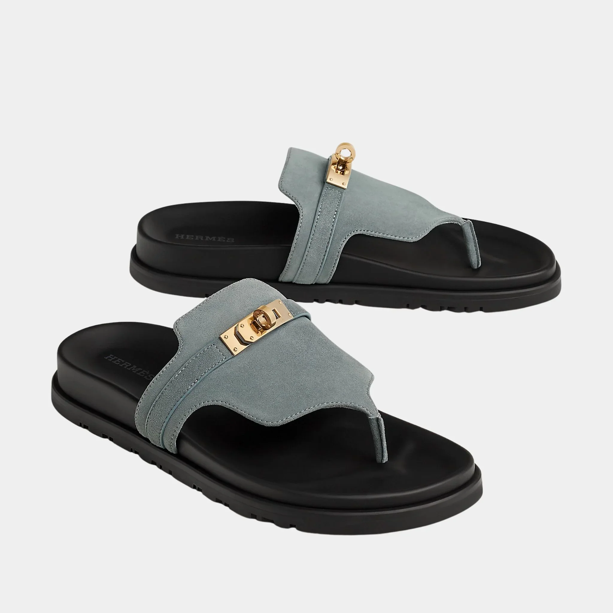 Empire Sandals in Suede Goatskin - Image 10