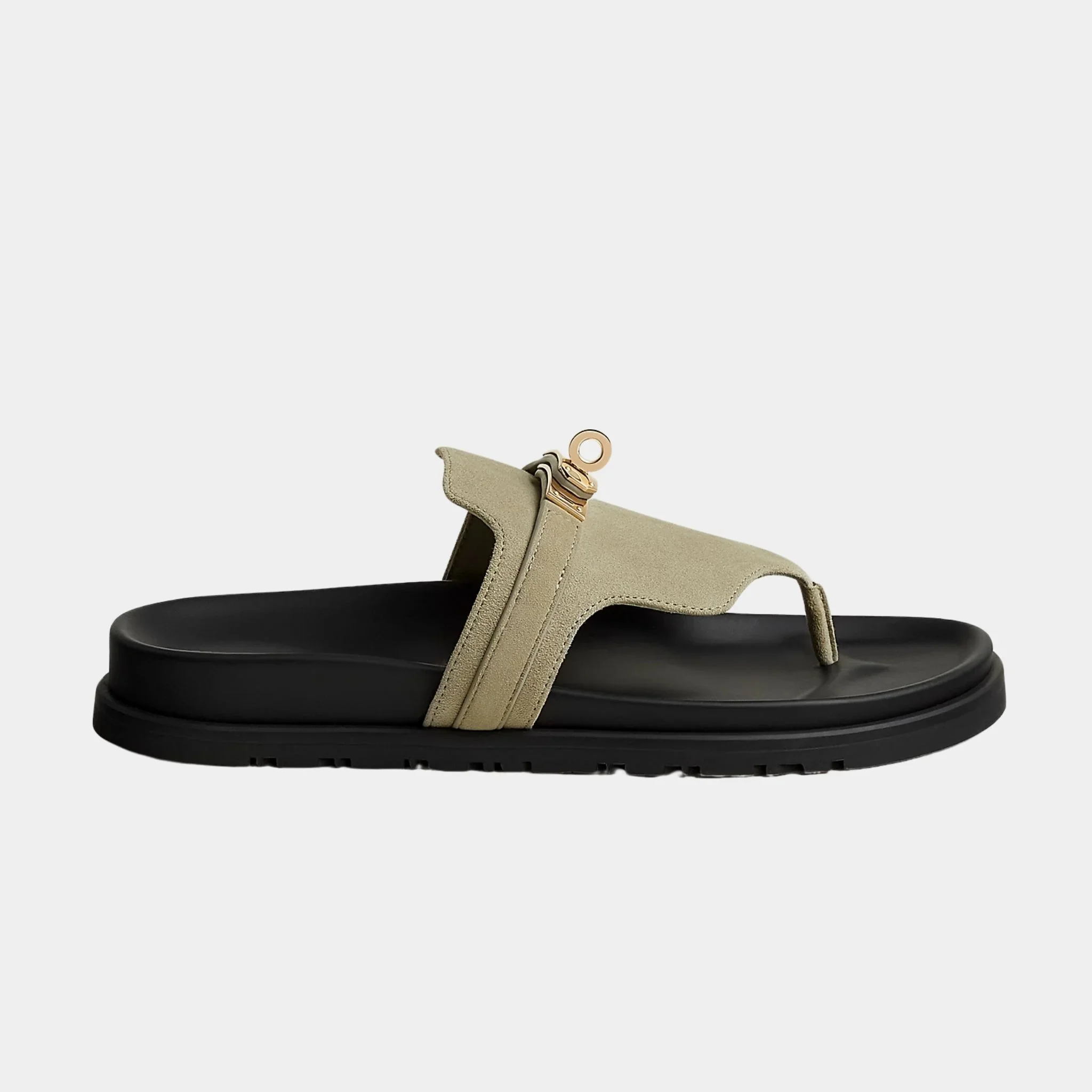 Empire Sandals in Suede Goatskin - Image 8