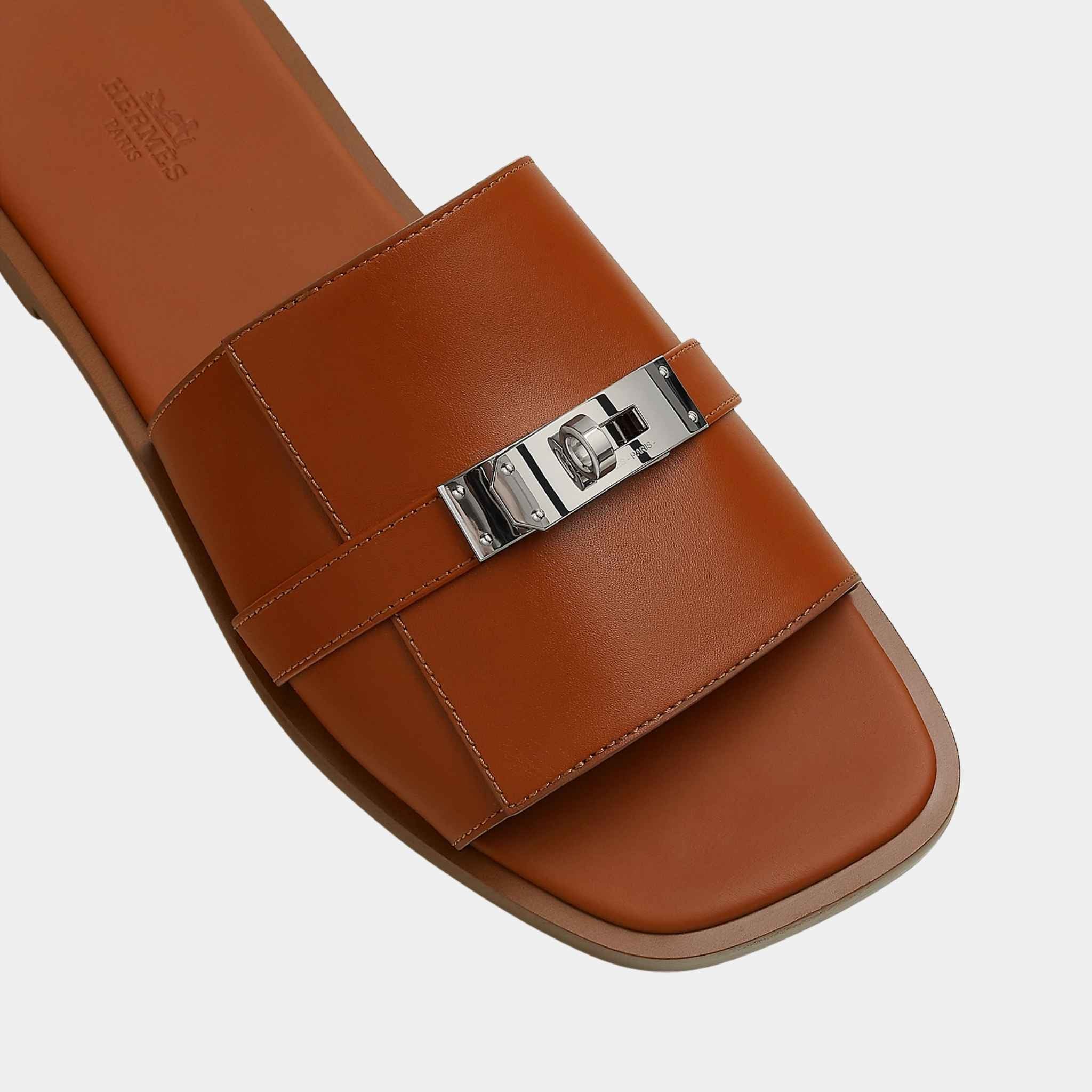 Gabriel Sandal Heritage Calfskin Palladium Plated Buckle - Image 3