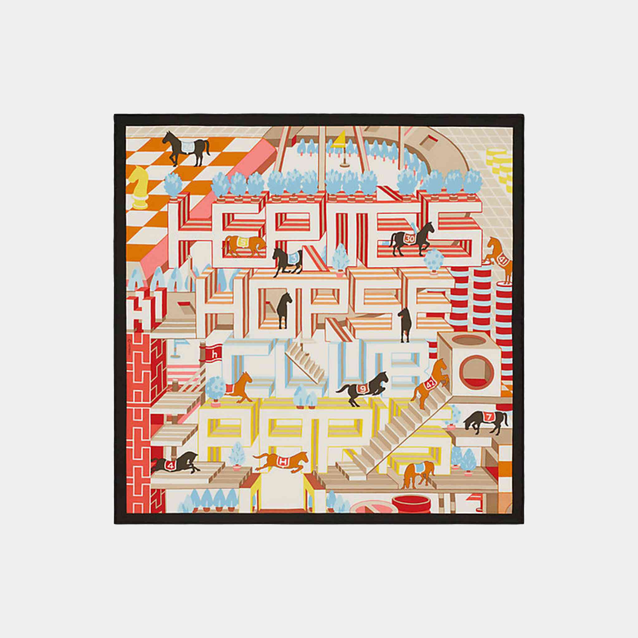 Horse Club Detail scarf 45 - Image 4