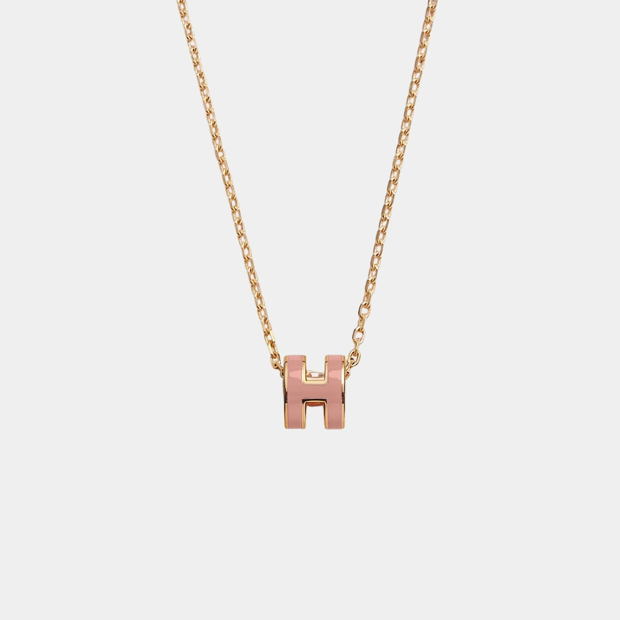 Mini Pop H Pendant Gold Plated - Image 6