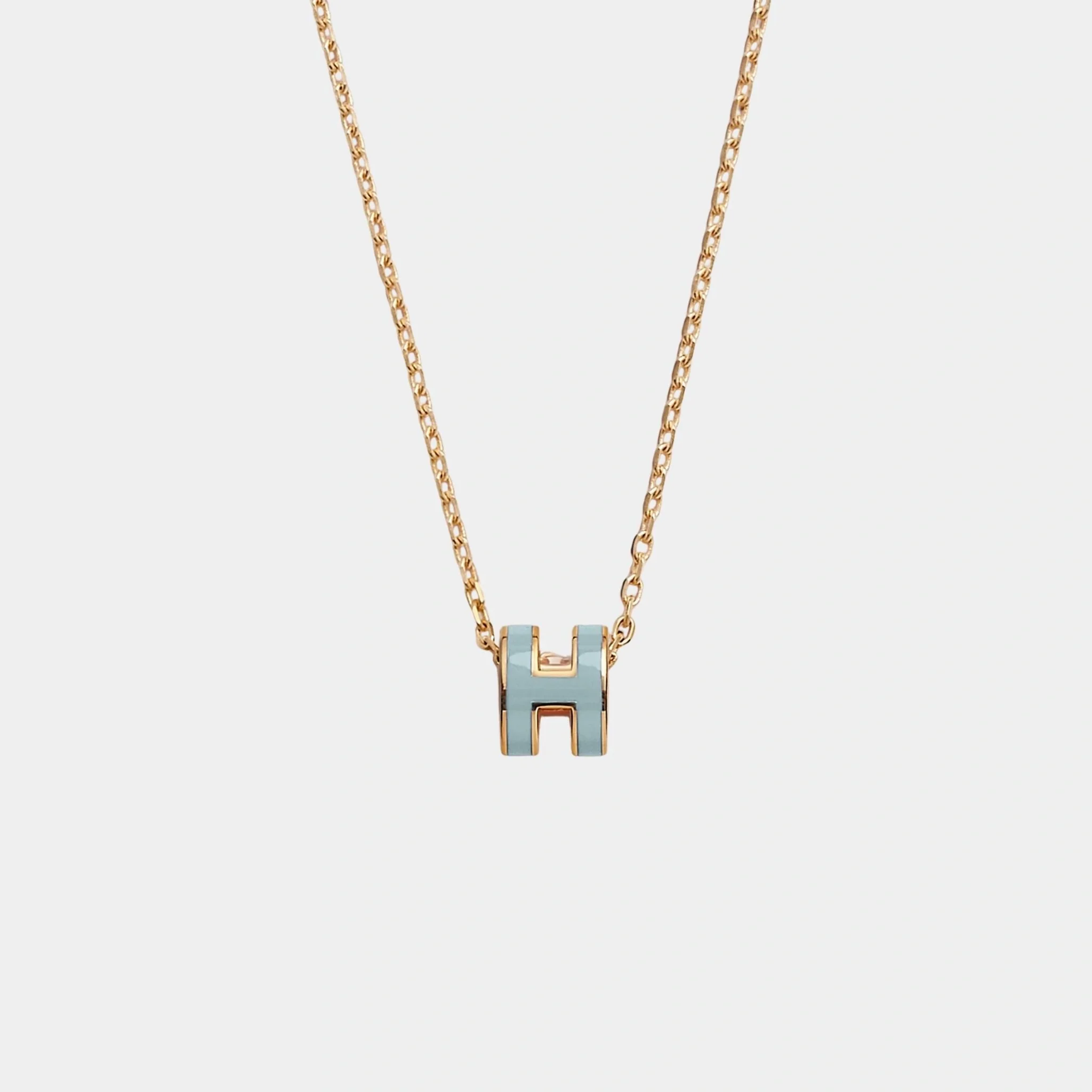 Mini Pop H Pendant Gold Plated - Image 7